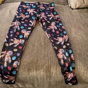 CVG Voodoo Doll Full Length Leggings Size Largee